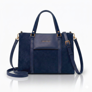 Blush Haven Tote - Navy