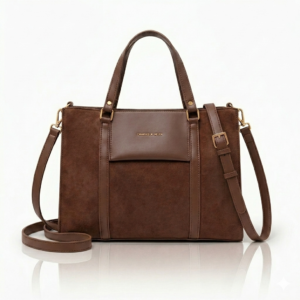 Blush Haven Tote - Brown
